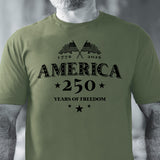 America 250 Years of Freedom T-Shirt - SGT GRIT