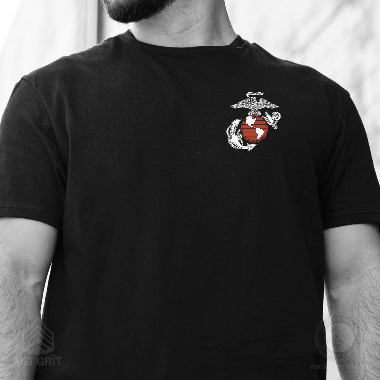 New Circle Full Back Design- T-Shirt - SGT GRIT