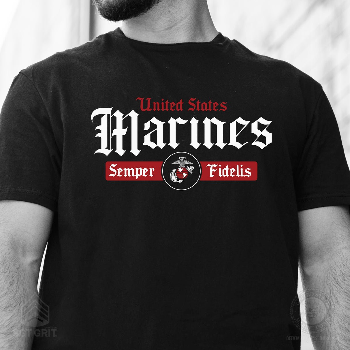 Classic United States Marines T-Shirt - SGT GRIT