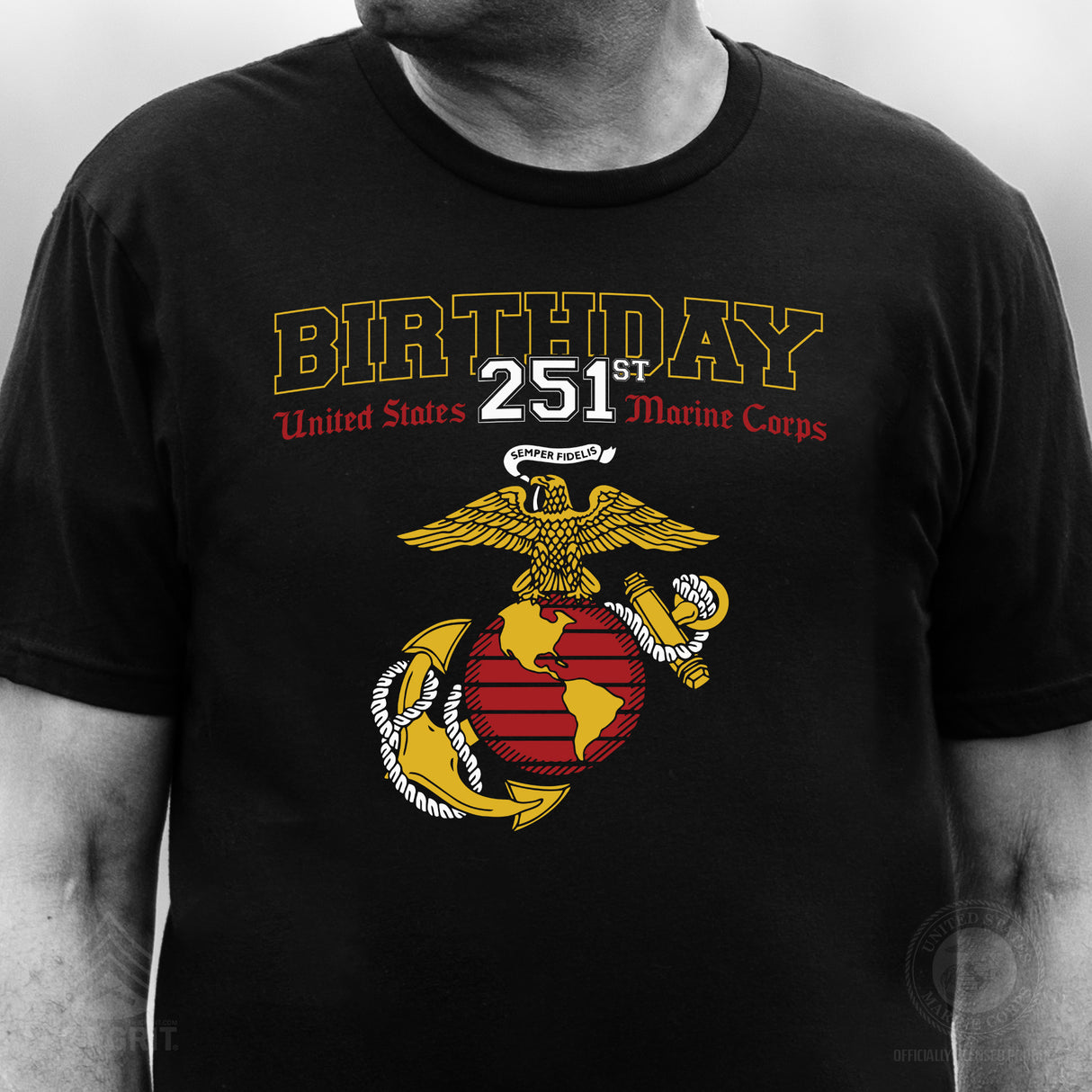 USMC 251st Birthday T-Shirt - SGT GRIT