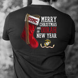 USMC Christmas Stocking T-Shirt- Left Chest - SGT GRIT
