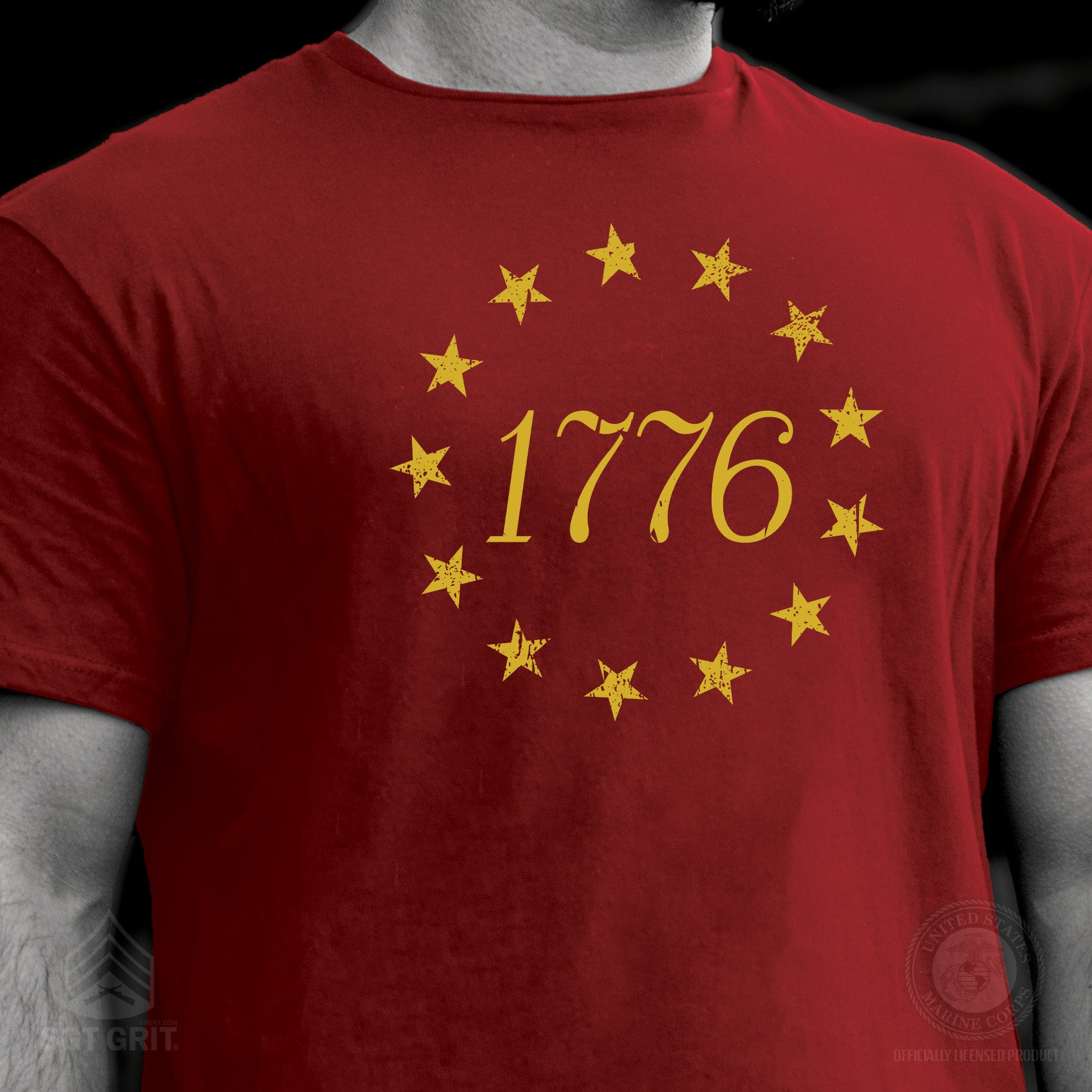 1776 Betsy Ross Flag T-Shirt | Patriotic USA Tee – SGT GRIT