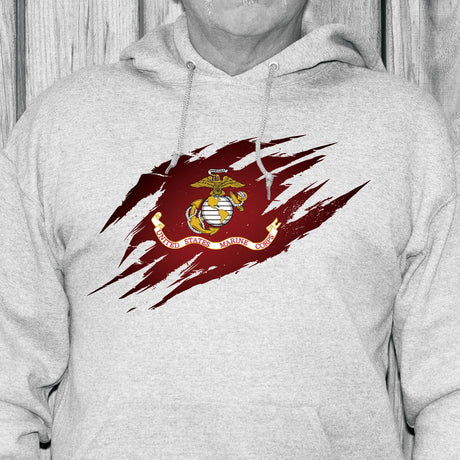 USMC Flag Tear Away Hoodie - SGT GRIT
