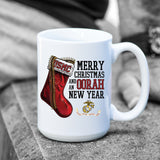 USMC Christmas Stocking Mug - SGT GRIT