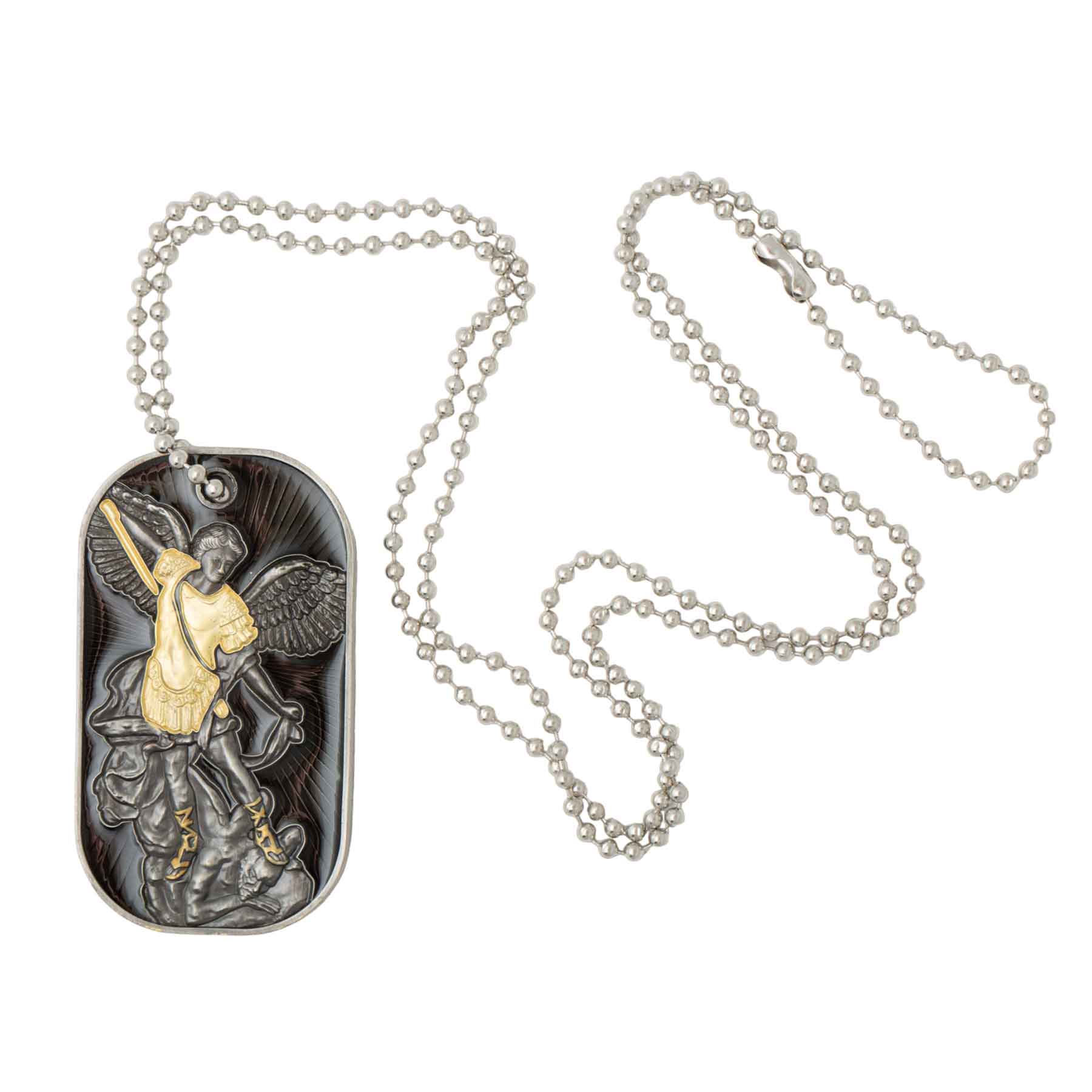 St. Michael Dog Tag Pendant – SGT GRIT