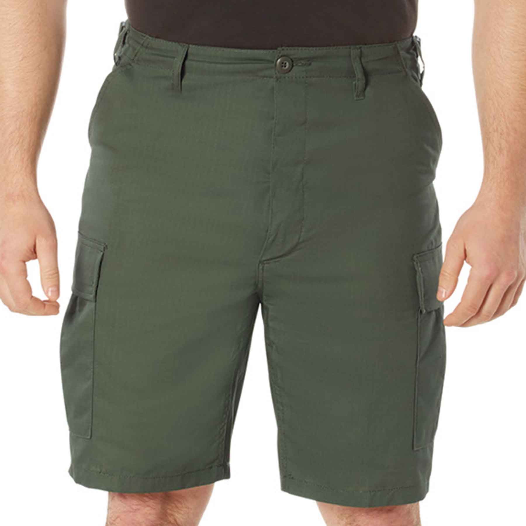 Tactical Cargo Shorts- Olive Drab- Ultimate Durability & Comfort