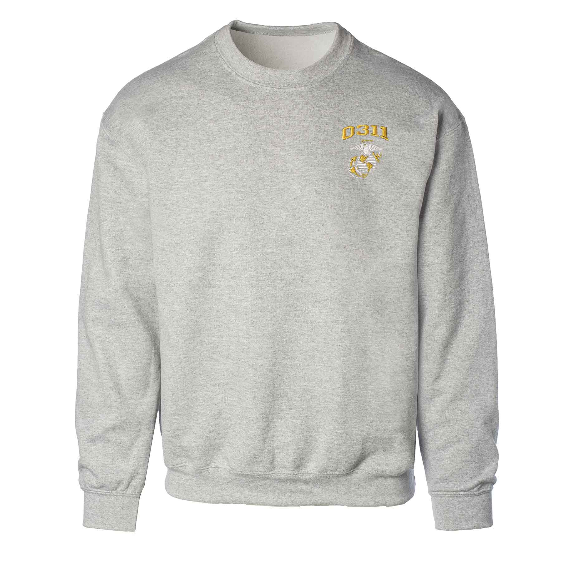 Marine Corps MOS Embroidered Sweatshirt - USMC Pride & Comfort