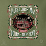 USMC Tun Tavern Christmas Sweatshirt- OD Green - SGT GRIT