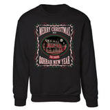 USMC Tun Tavern Christmas Sweatshirt- Black - SGT GRIT