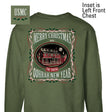USMC Tun Tavern Christmas Sweatshirt Back Design- OD Green - SGT GRIT