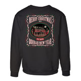 USMC Tun Tavern Christmas Sweatshirt Back Design- Black - SGT GRIT
