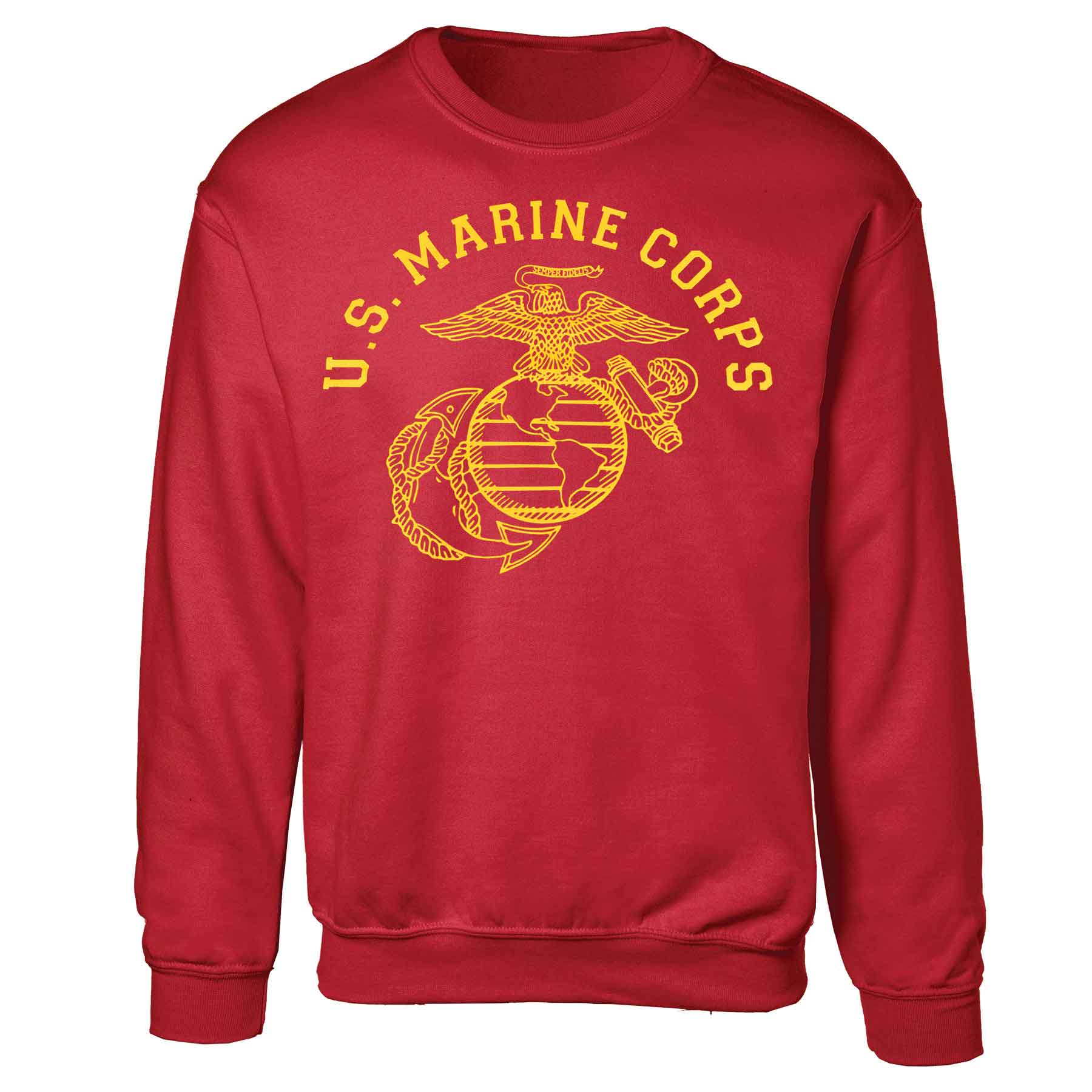 U.S. Marine Boot Camp Fleece Crewneck | USMC Sweatshirt – SGT GRIT