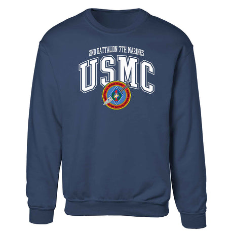 2nd Battalion 7th Marines Arched Sweatshirt - SGT GRIT