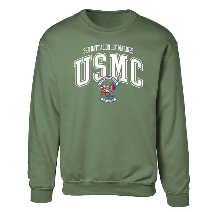 3rd Battalion 1st Marines Arched Sweatshirt - SGT GRIT