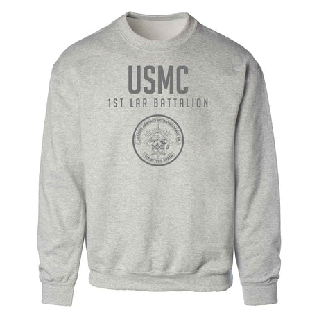1st LAR Battalion Tonal Sweatshirt - SGT GRIT
