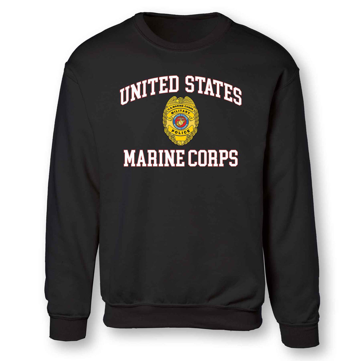 Military Police Badge USMC Sweatshirt - SGT GRIT