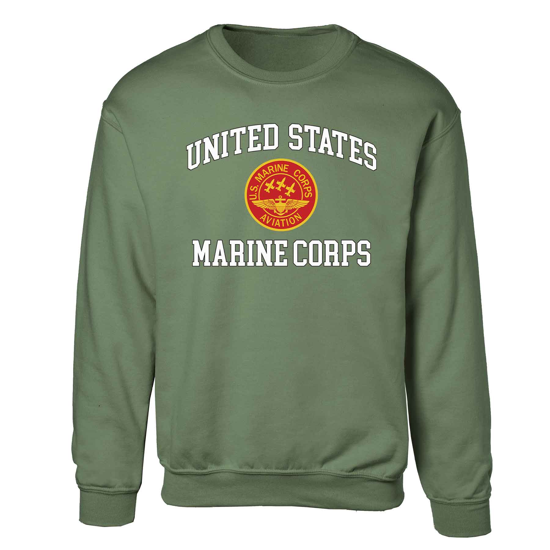 Red Marine Corps Aviation Patch Graphic Sweatshirt – SGT GRIT