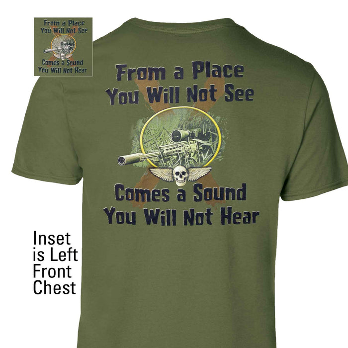 Marine Corps 'Sound You Will Not Hear' Graphic T-shirt - SGT GRIT