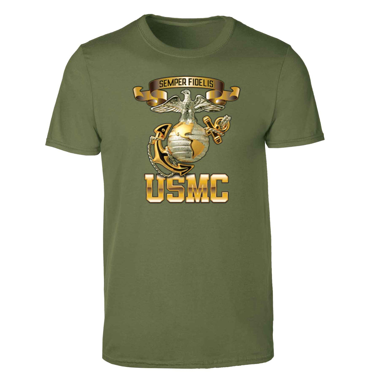 USMC Metallic EGA T-shirt - SGT GRIT