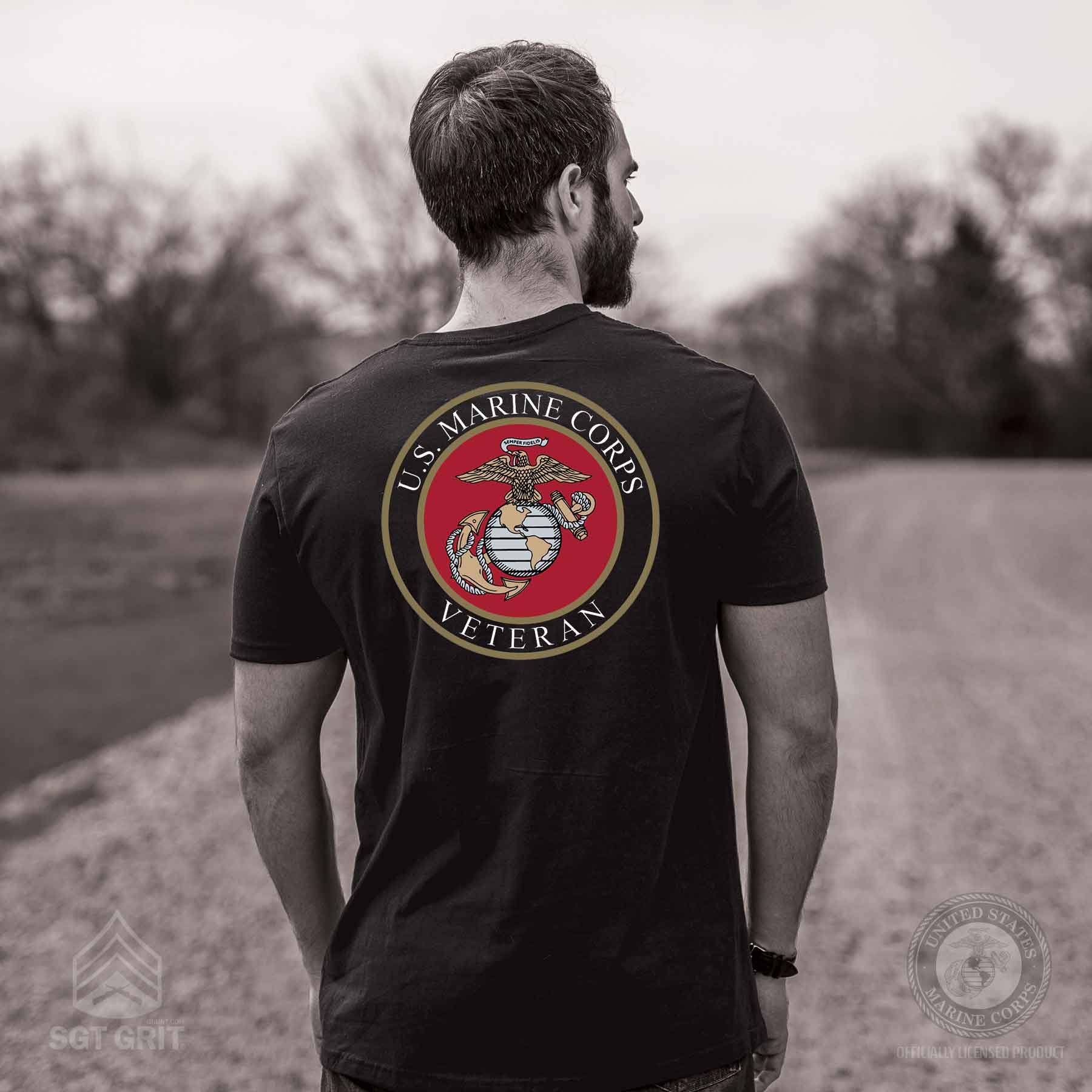 Custom Marine Corps Seal T-shirt - SGT GRIT
