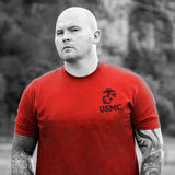 USMC Eagle, Globe, and Anchor T-Shirt – Black or Red - SGT GRIT