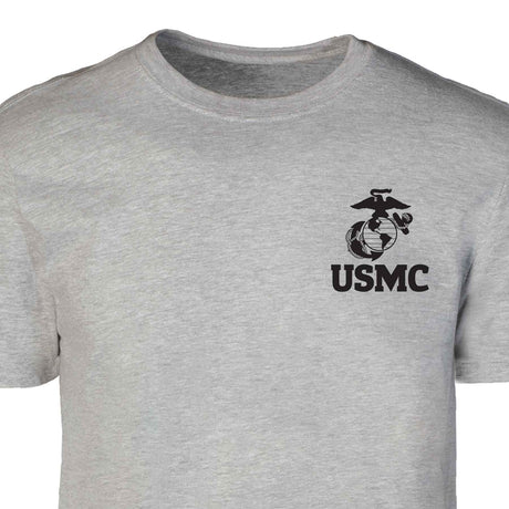 USMC Eagle, Globe, and Anchor T-Shirt – Gray - SGT GRIT
