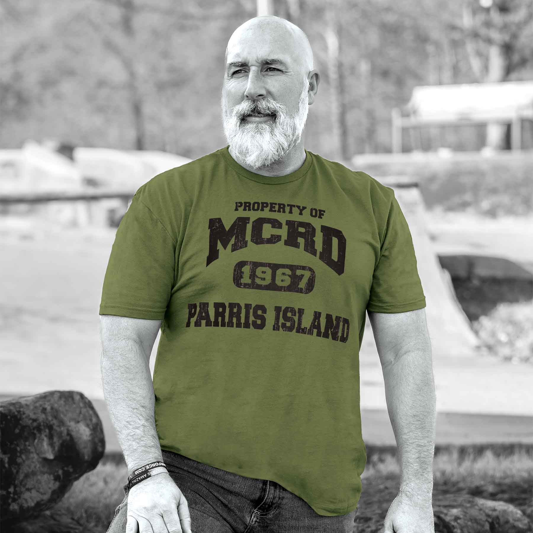USMC 'Property of MCRD 1968' T-shirt - SGT GRIT