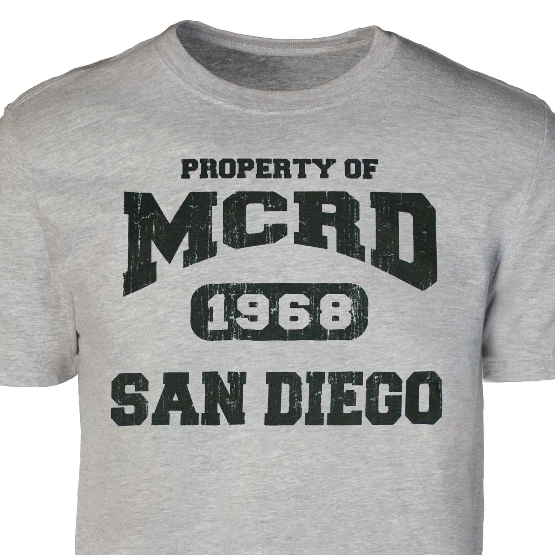 USMC 'Property of MCRD 1968' T-shirt - SGT GRIT