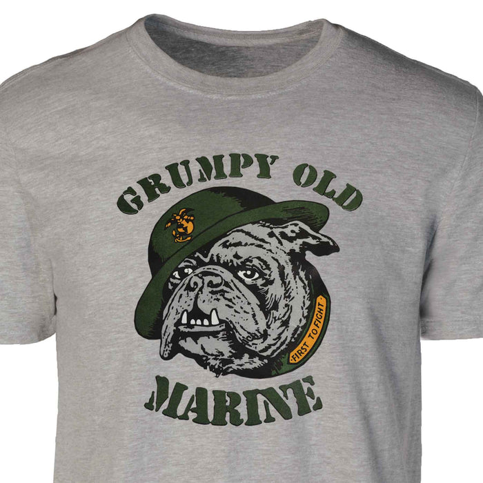 Grumpy Old Marine Bulldog Mascot T-shirt - SGT GRIT