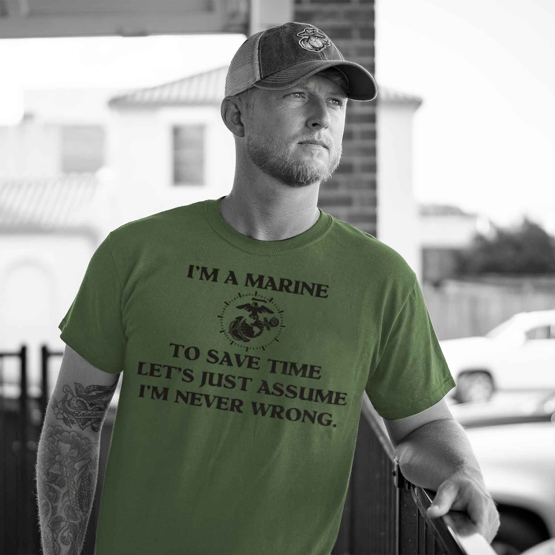Marine Corps 'Never Wrong' T-shirt - SGT GRIT