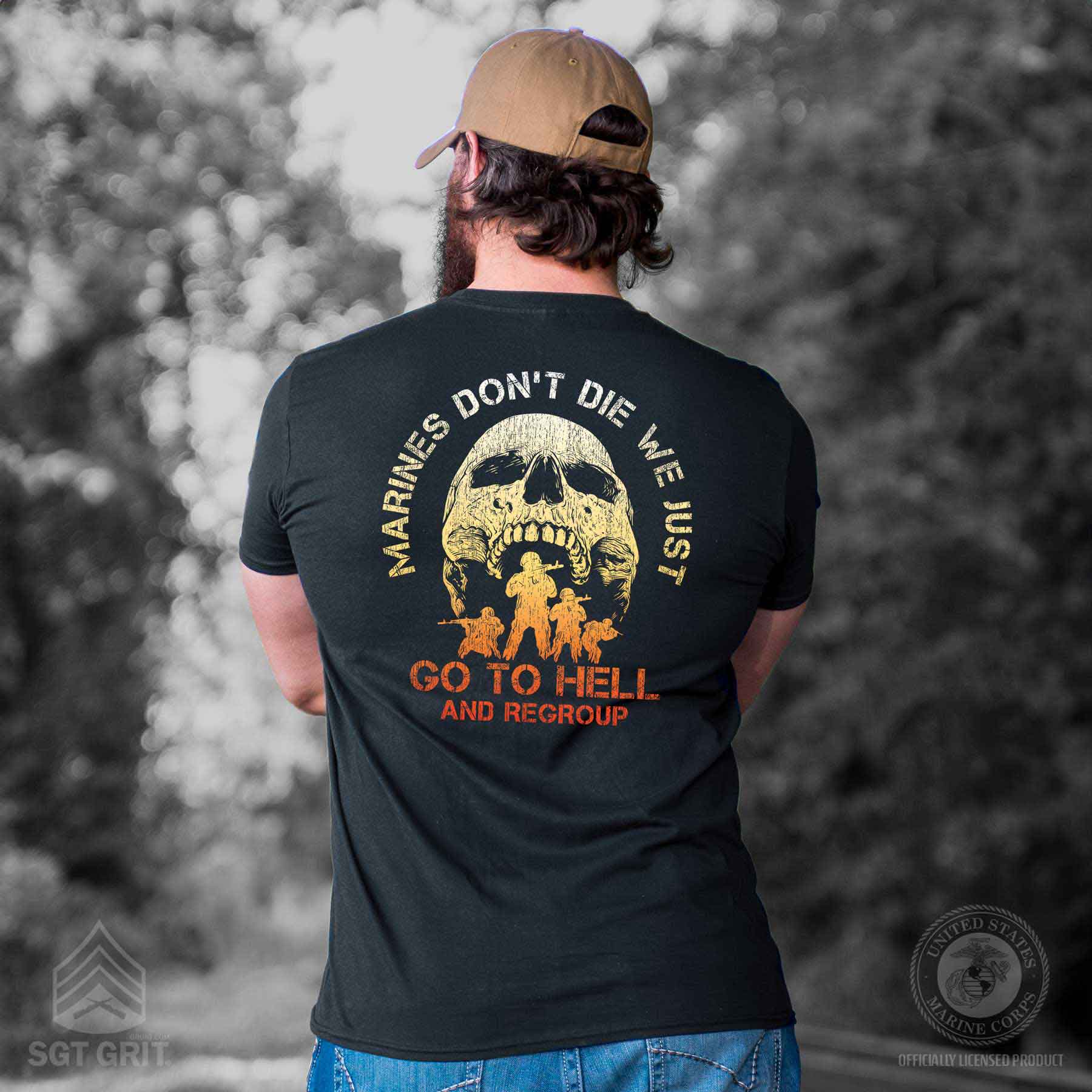 Marines Don't Die T-Shirt - SGT GRIT