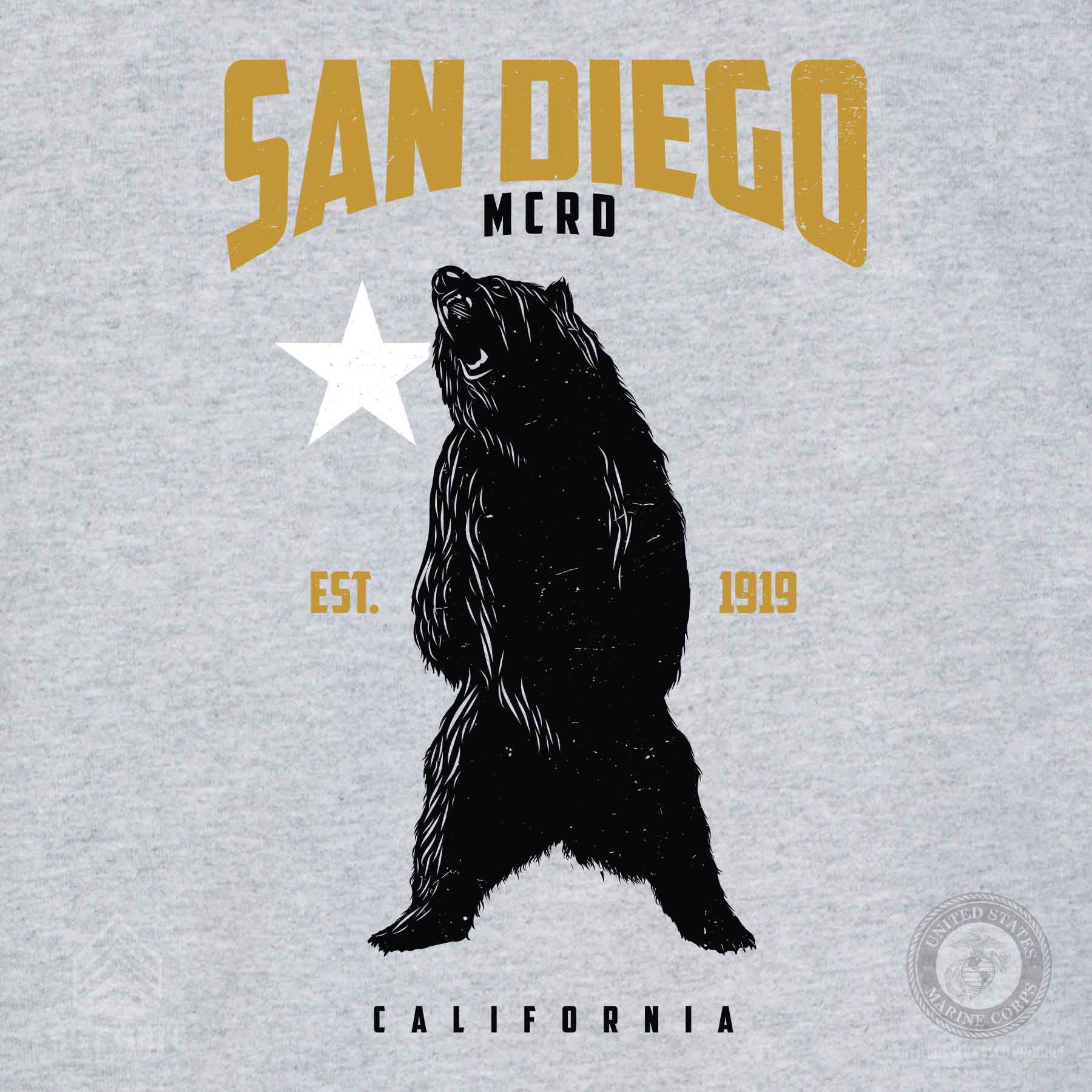 San Diego MCRD Bear T-shirt – SGT GRIT