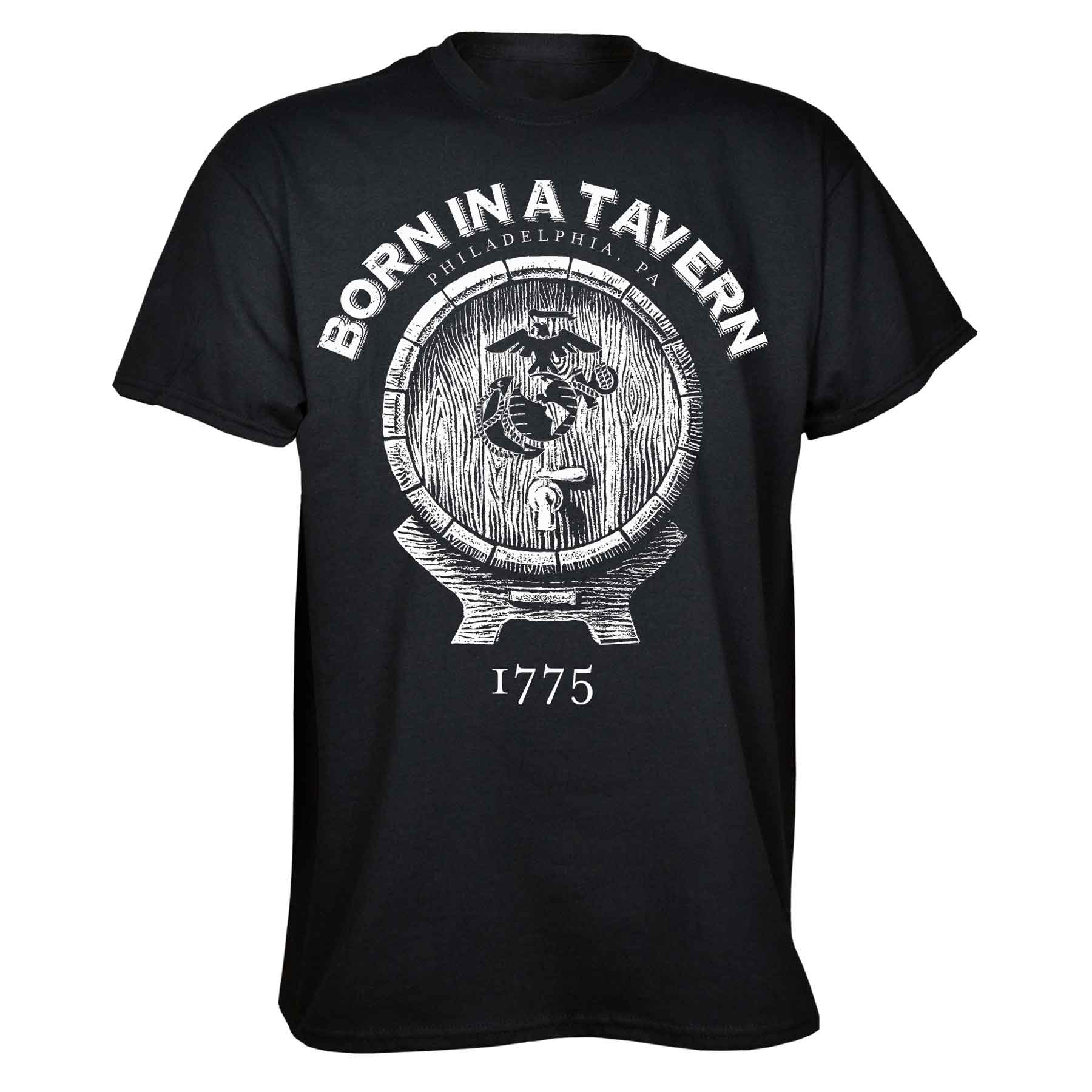 Born In A Tavern T-Shirt - USMC - SGT GRIT