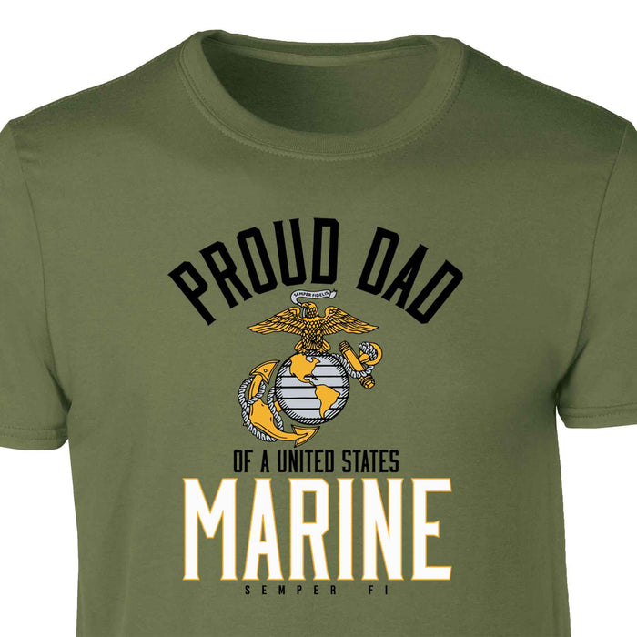 Personalized Proud "Family" Of A United States Marine T-Shirt