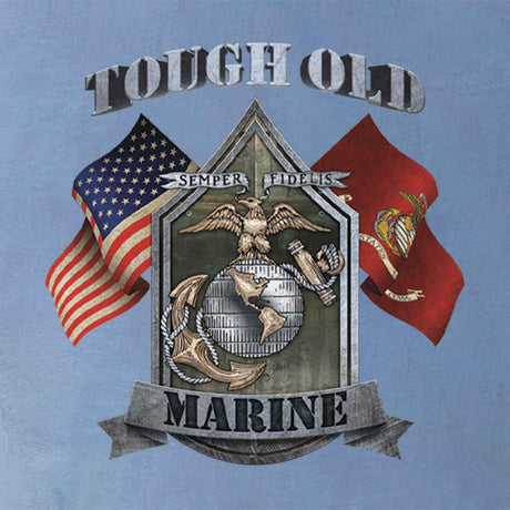 Tough Old Marine T-shirt - Blue - SGT GRIT