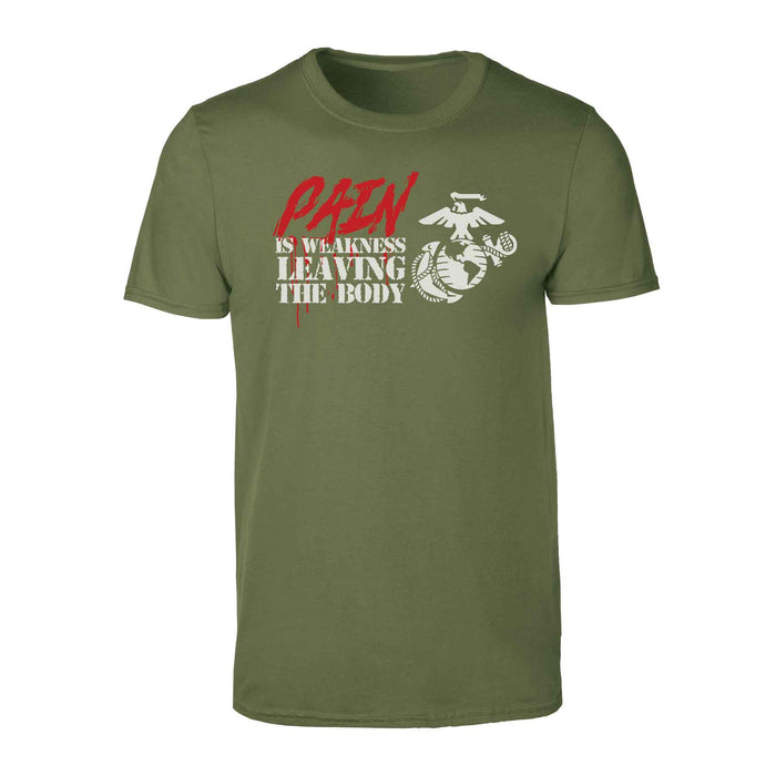 Pain Is Weakness Leaving the Body T-shirt - SGT GRIT