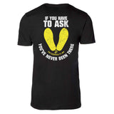 USMC 'If You Have to Ask' Graphic Black T-shirt - SGT GRIT