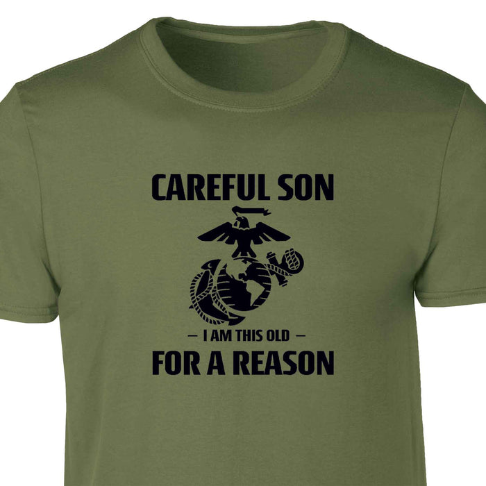Marine Graphic 'Careful Son' Short-Sleeve T-shirt - SGT GRIT