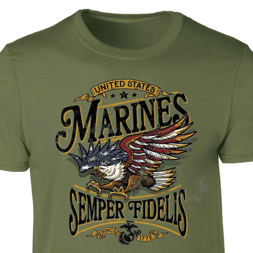 Marines Whiskey Label T-shirt - SGT GRIT