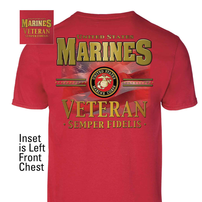 USMC Veteran Semper Fidelis T-shirt - SGT GRIT