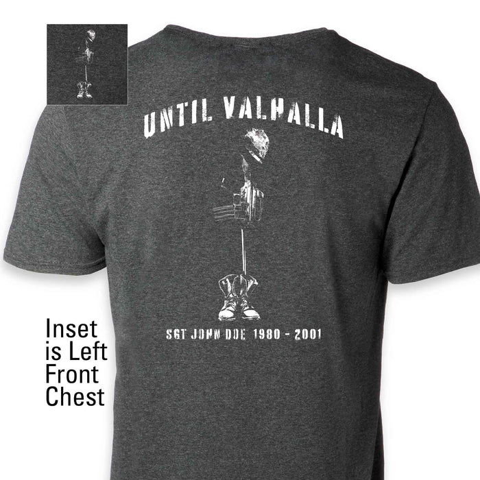 Until Valhalla Heathered T-shirt - SGT GRIT