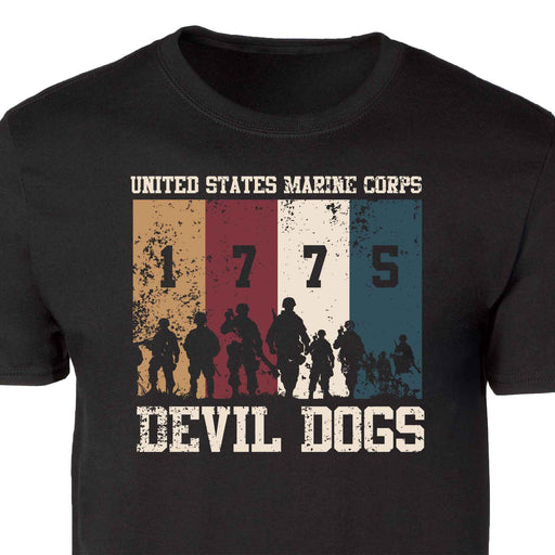 1775 Devil Dogs Full Front T-shirt - SGT GRIT