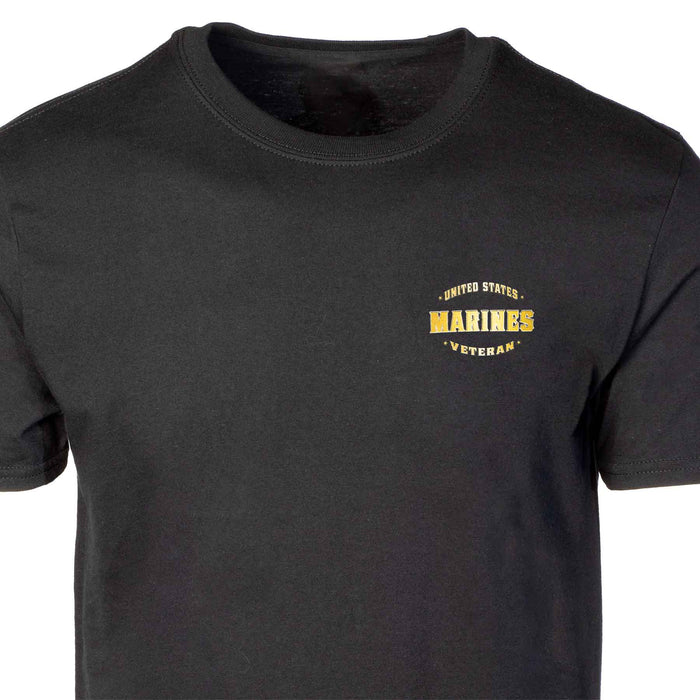 Marine Veteran Perched Eagle T-shirt - SGT GRIT
