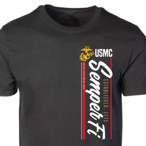 USMC Semper Fi Vertical T-shirt - SGT GRIT