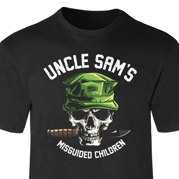 Uncle Sam's Misguided Children T-Shirt – Hardcore USMC Style – SGT