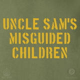 Uncle Sam's Misguided Children Stencil T-Shirt - SGT GRIT