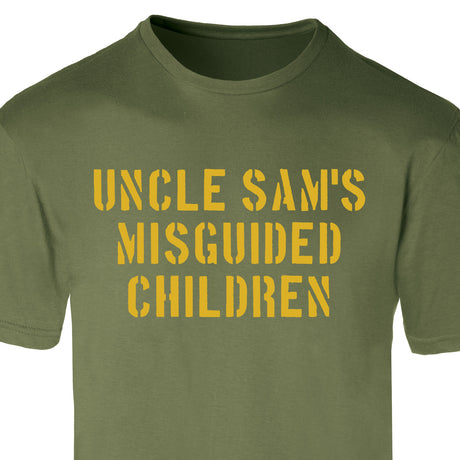 Uncle Sam's Misguided Children Stencil T-Shirt - SGT GRIT