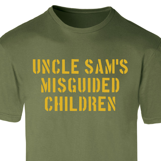 Uncle Sam's Misguided Children Stencil T-Shirt - SGT GRIT