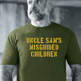 Uncle Sam's Misguided Children Stencil T-Shirt - SGT GRIT
