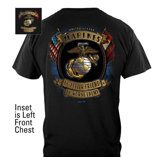 USMC No Better Friend T-shirt - SGT GRIT